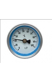 Термометр торцевой синий